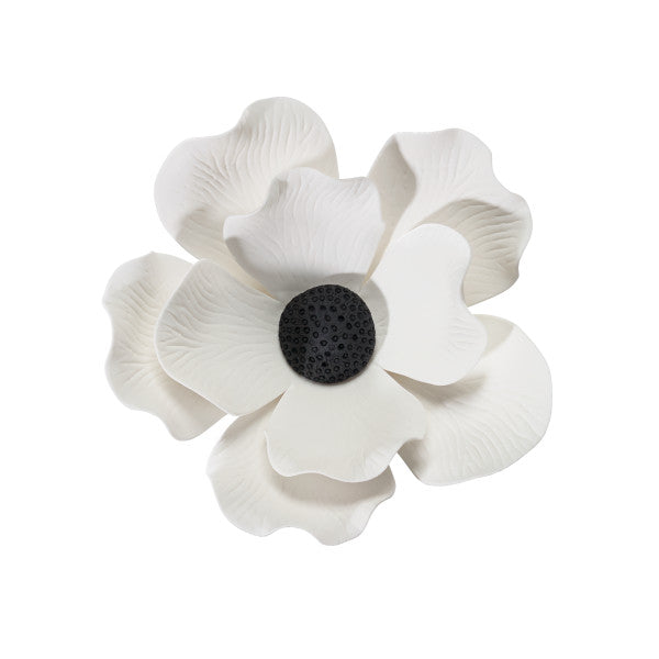 White Poppy Gum Paste Flowers