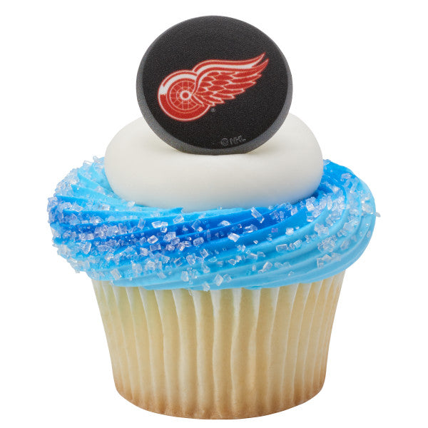 NHL® Puck Team Logo Cupcake Rings