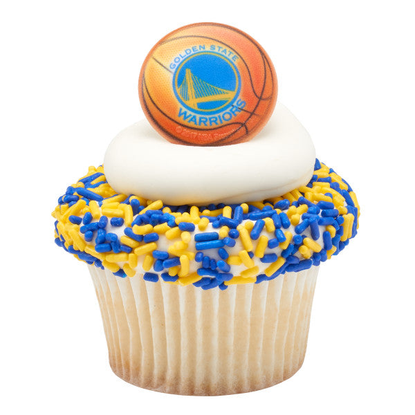 12x Golden State Warriors Food Cupcake Topper Pick Party Supplies