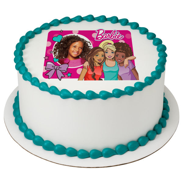 Barbie™ Fashionistas Edible Cake Topper Image Frame