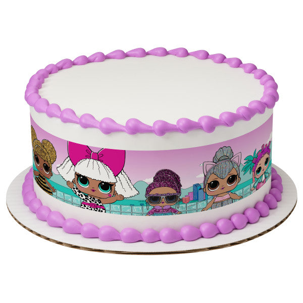 L.O.L. SURPRISE!â¢ Outrageous Edible Cake Topper Image Strips